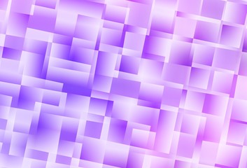 Light Purple vector pattern in square style.