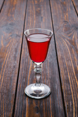 Vodka infused with berries
