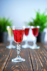 Vodka infused with berries