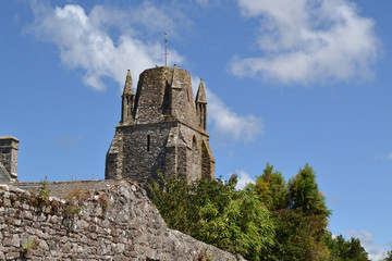Fototapeta na wymiar Ruines à Regnéville-sur-mer