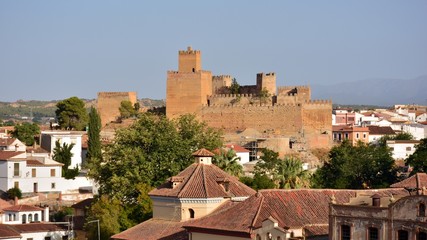 Panorama de la Alcazaba de Guadix, Granada, Espa&ntilde;a