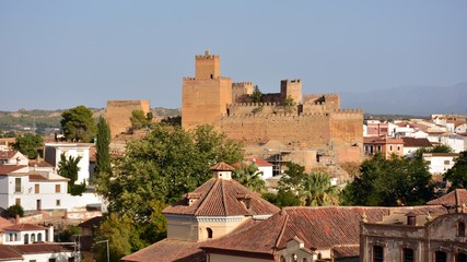 Panorama de la Alcazaba de Guadix, Granada, España