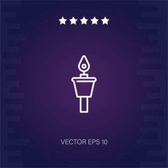 vigil vector icon modern illustration