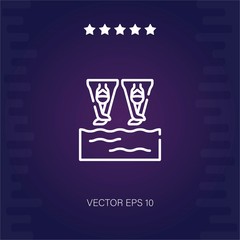 synchronizing vector icon modern illustration