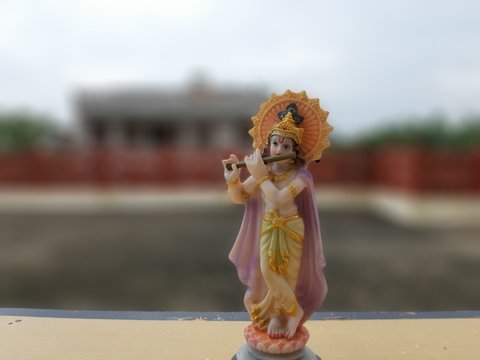 Picture of Sculpture of Lord Krishna