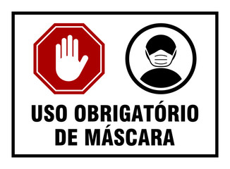Uso Obrigatorio De Mascara (