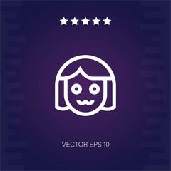 adorable vector icon modern illustration