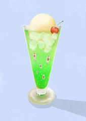 クリオネクリームソーダ