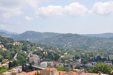 Fototapeta na wymiar la ville de Grasse 