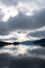 Lake Coeur D'Alene on a Morning in Late Fall, Idaho