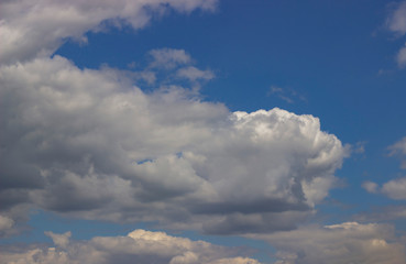 blue sky with clouds