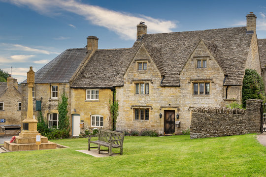 The Cotswold village of Guiting Power in England