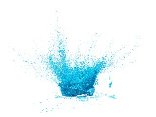 Abstract powder splatted.