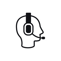 Operator icon with bonus uav tools images. Vector illustration style is flat iconic cobalt and gray symbols on white background.