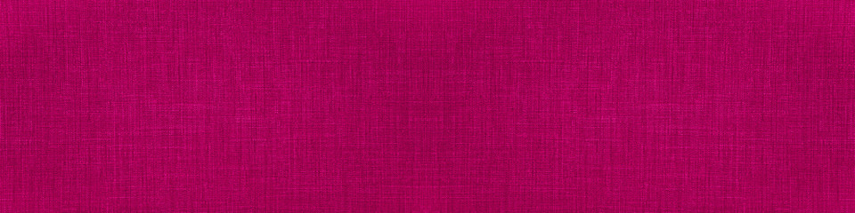 Dark magenta pink berry red natural cotton linen fabric textile with seamless pattern design...