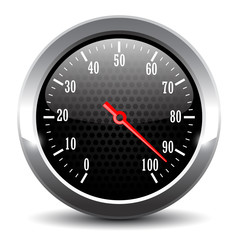 Speed meter vector icon