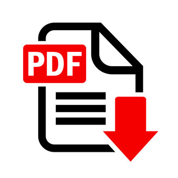 Pdf File Download Vector Icon