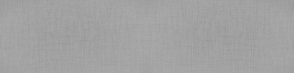 Gray grey natural cotton linen textile texture background banner panorama	
