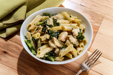 Italian Chicken Penne Alfredo