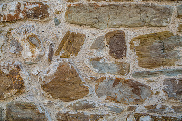 close up of grey stones wall. wallpaper pattern