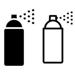 bottle spray icon vector set. antiseptic illustration sign collection. deodorant symbol.