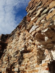 Old stone wall as part of vernacular and sustainable architecture in Mexico