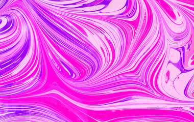 Fototapeta premium Ebru style background with different patterns in high quality