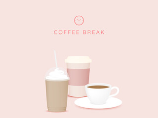 Coffee break background