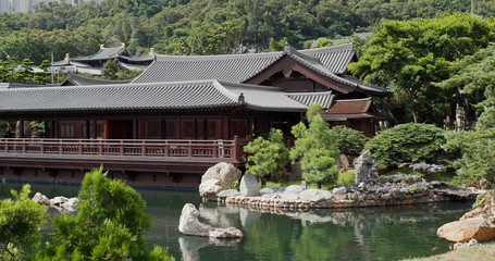 Fototapeta premium Chi Lin Nunnery in Hong Kong