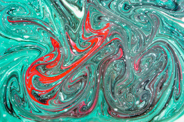 Ebru style background with different patterns in high quality