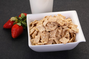 Wheat flakes for breakfast