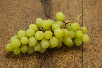 Sweet ripe Green grape branch