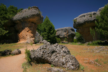 Ciudad encantada de Cuenca. Castilla - La Mancha, España.