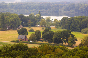 Krickenbecker Lakes, Narure Reserve, Lower Rhine Region, Germany