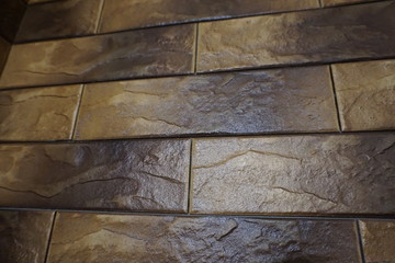 beautiful tile texture in yellow and brown tones