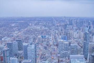 Toronto Skyline in the Evening