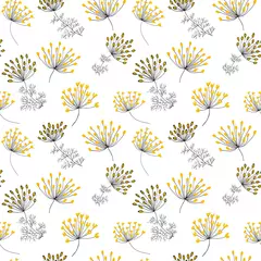 Kussenhoes Fennel flowers on white © Clarsa