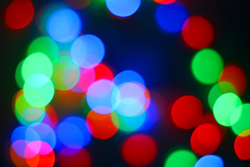 abstract christmas lights