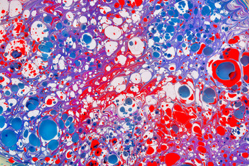 Ebru style background with different patterns in high quality