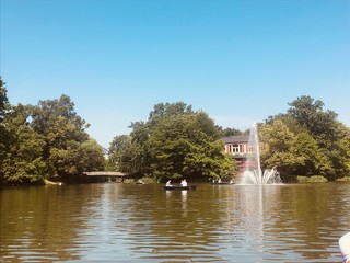 Beautiful lake in Dresden