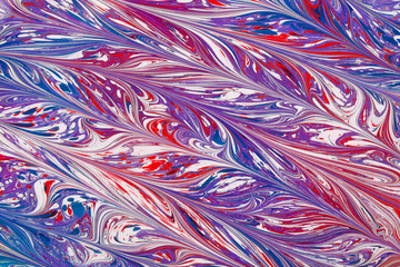 Ebru style background with different patterns in high quality