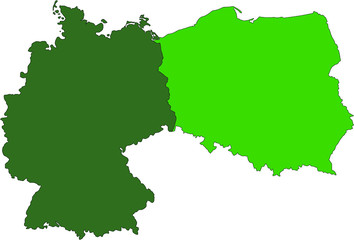 map of germany and poland
