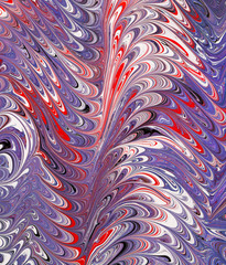 Ebru style background with different patterns in high quality