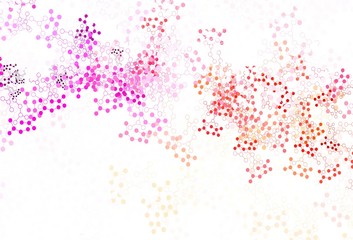 Light Blue, Yellow vector backdrop with artificial intelligence data.