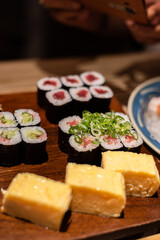 delicious japanese sushi