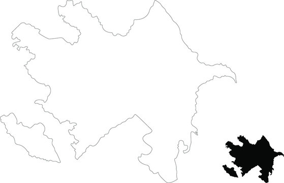 map of azerbaijan map