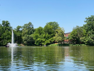 Beautiful lake in Dresden