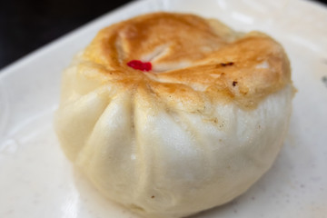 pan-fried bun food