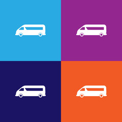 minibus icon. Element of car type icon. Premium quality graphic design icon. Signs and symbols collection icon for websites, web design, mobile app