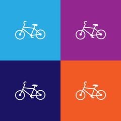 a bike icon. Element of car type icon. Premium quality graphic design icon. Signs and symbols collection icon for websites, web design, mobile app